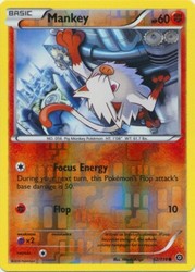 Mankey 52/114 Reverse Holo Common XY Steam Siege
