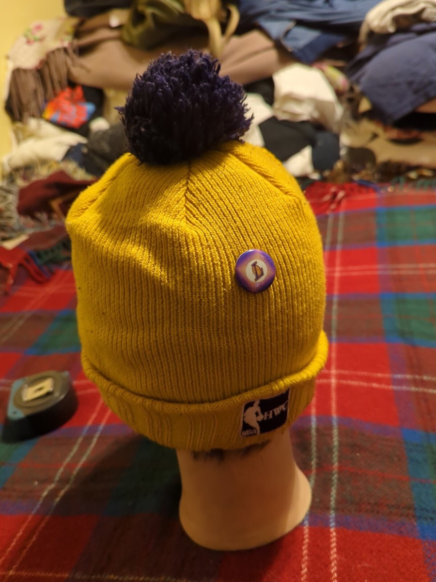 NEW ERA Hardwood Classics Los Angeles Lakers VTG Hat Beanie NBA | eBay
