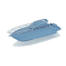 Outland Models Railway Scenery Luxury Yacht Boat 1:87 HO Scale