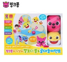 Pinkfong Baby Shark Melody Ball & Goal Play Tent Toy Korean 6 Songs Baby Kids