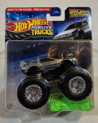 NEW 2025 Hot Wheels Monster Trucks BACK TO THE FUTURE DeLorean | eBay