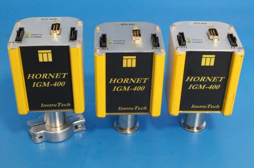Lot 3 InstruTech Hornet IGM-400 Hot Cathode Ionization Vacuum Gauge
