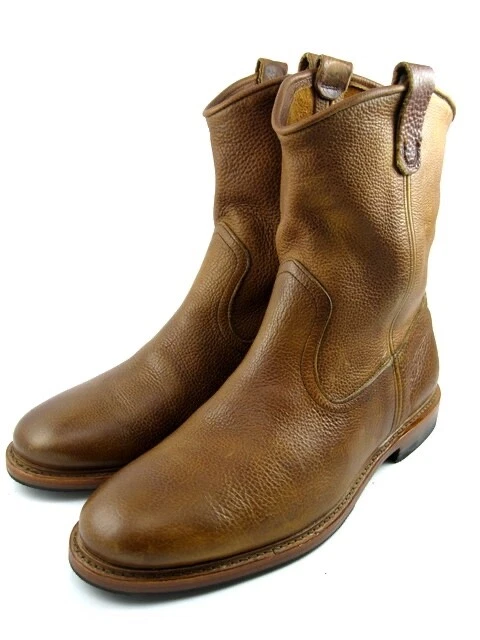 Allen Edmonds "DALLAS" Roper Suede Boots 13 D Cheyenne Brown Leather(575N) - Image 3 of 4