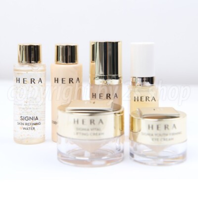HERA SIGNIA Deluxe Kit 6Items Water,Serum,Emulsion,Firming Serum