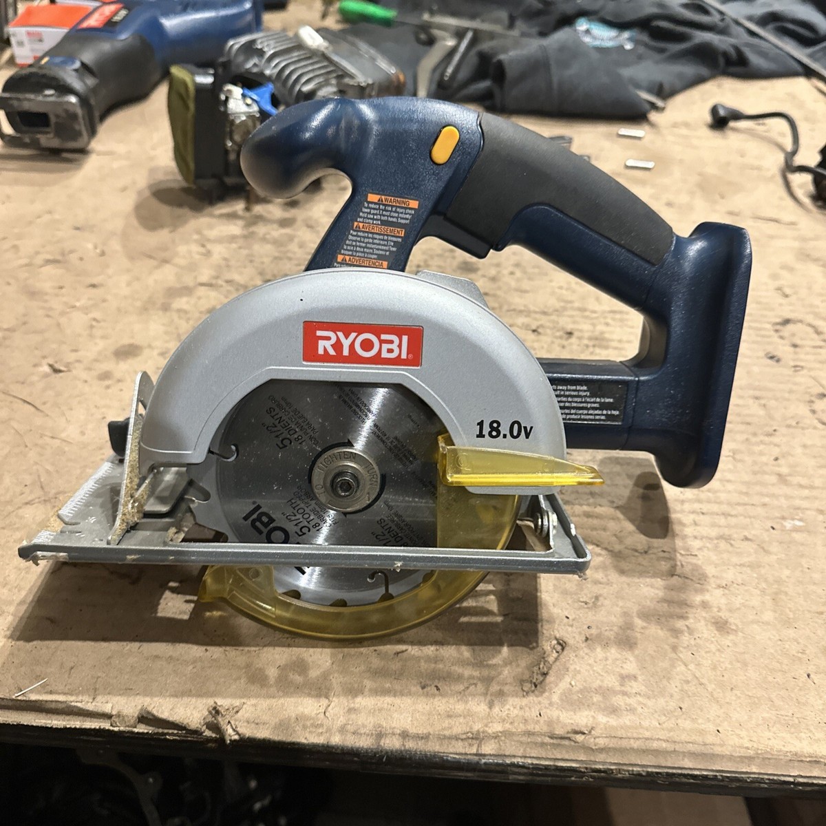Blue Ryobi P501 18V Cordless 1/2