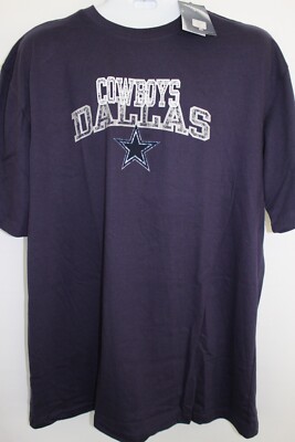 DALLAS COWBOYS NFL BLUE S/S T-SHIRT SZ: XLT NWT | eBay