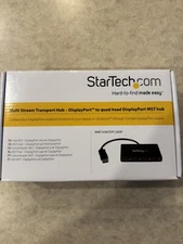 StarTech Multi Stream Transport Hub - DisplayPort to Quad head DisplayPort
