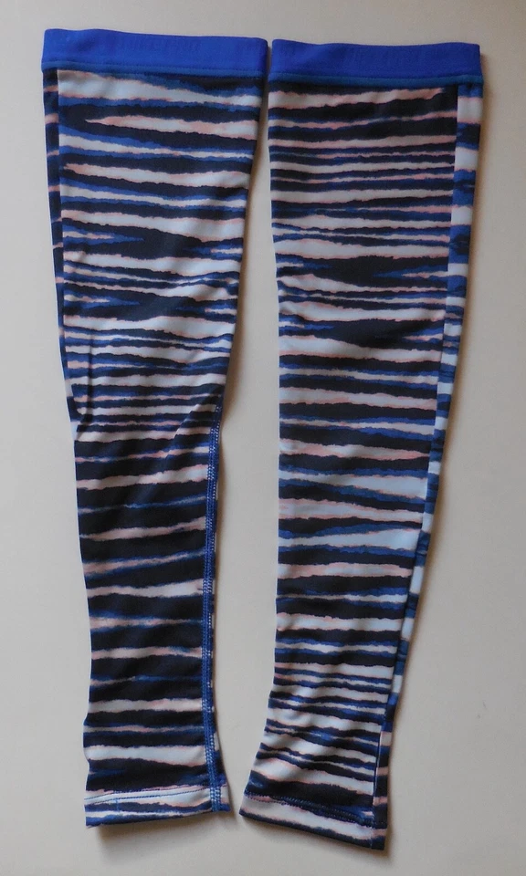Nike Pro Tiger Print Arm Sleeves Women Royal Blue/Black/Sunblush M/L - Image 3 of 4