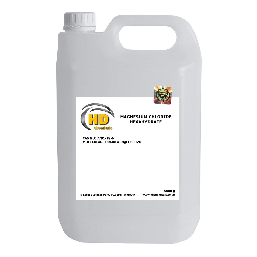Magnesium Chloride Hexahydrate 5kg 100% Pure Natural Flakes Magnesium Bath Flake