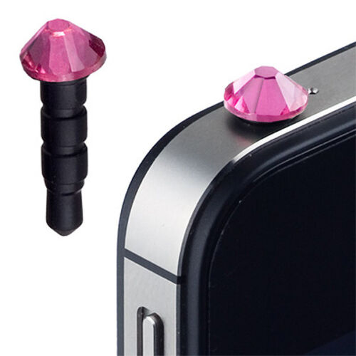Protezione antipolvere diamante rosa per Blaupunkt Discovery 108c per attacco jack 3,5 mm - Foto 1 di 1