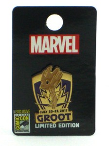 Guardians Of The Galaxy 2017 SDCC Exclusive Groot Enamel Pin Limited to 1000