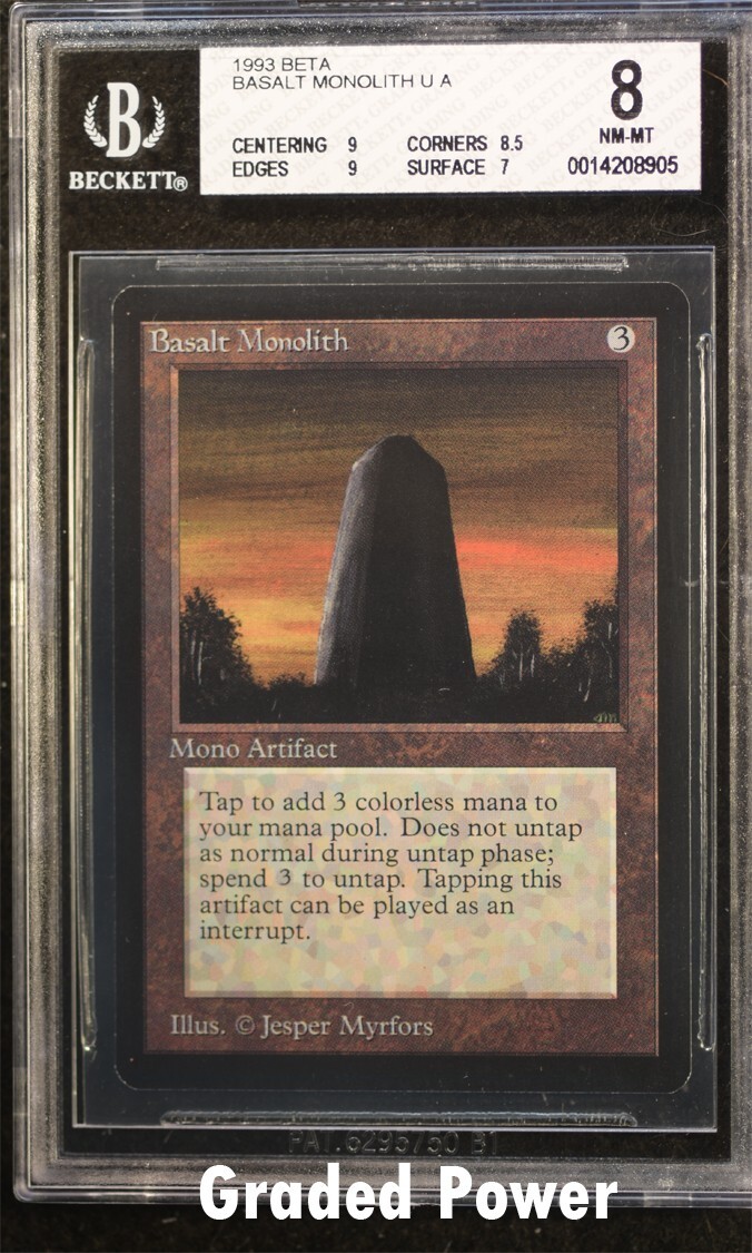 Beta Basalt Monolith  8  (8905) Magic MTG