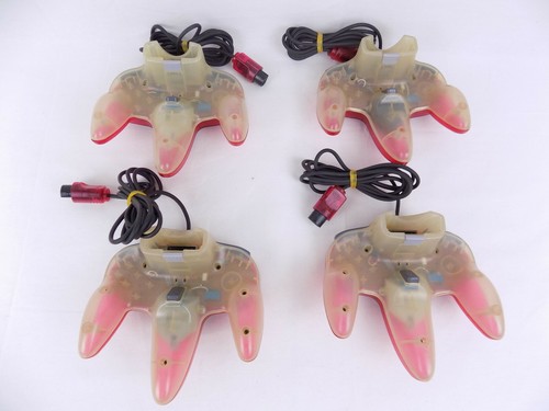Like New Genuine Nintendo 64 Clear Red N64 Controller - 9/10 Joystick - TESTED! - Picture 4 of 4