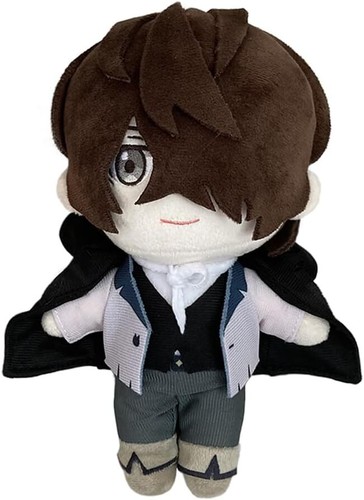 20cm Bungo Stray Dogs Plush Figure Cushion Dazai Osamu/Akutagawa Ryunosuke Toy - Picture 27 of 37