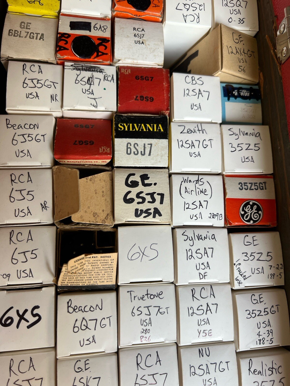 Vintage RCA Vacuum Tube Caddy with Tubes Lot 3 eBay