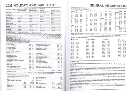 2025 A4 Day to Page Diary Hardback Case bound Year Planner Uk - Picture 7 of 42