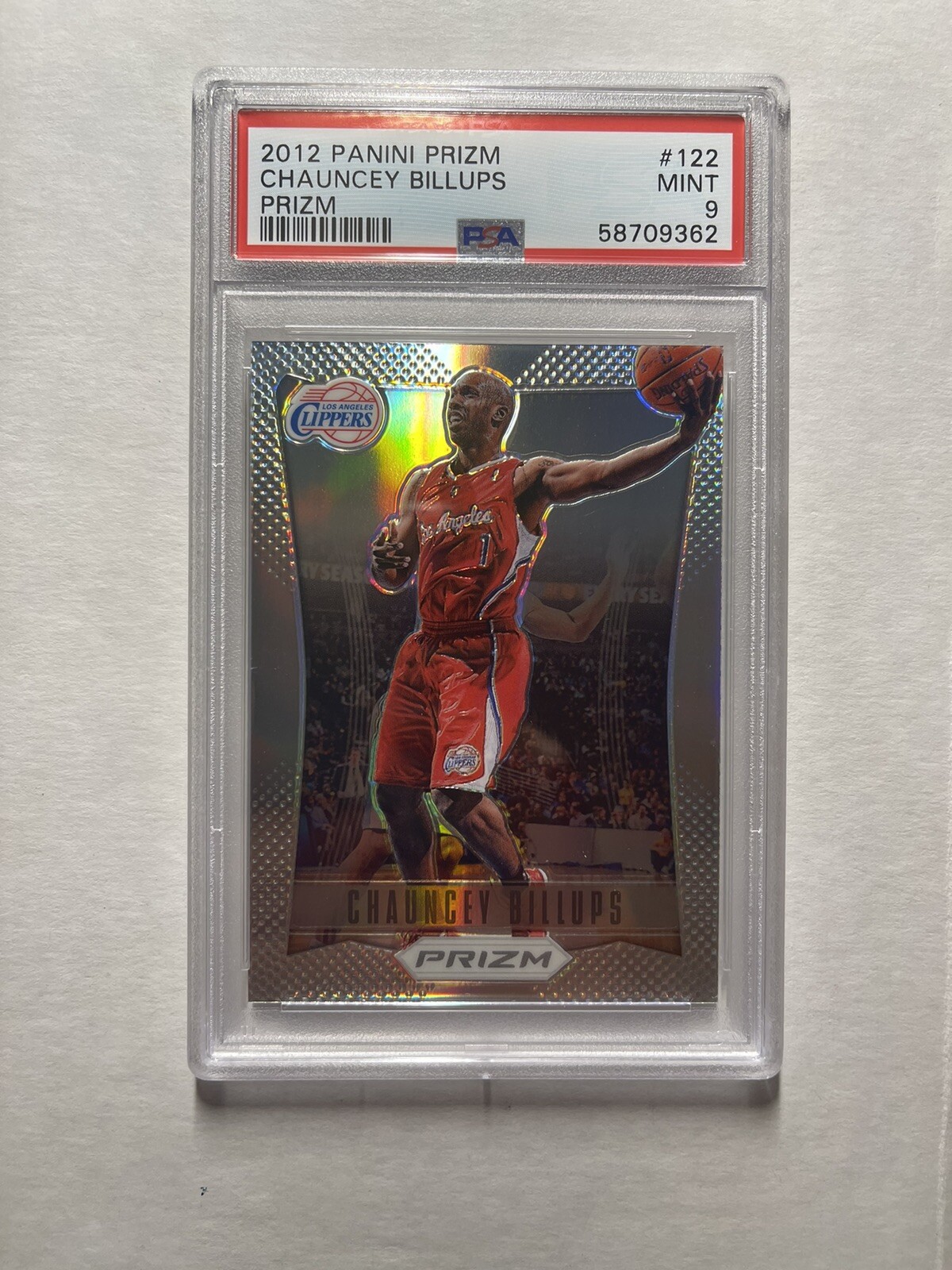 Chauncey Billups 2012-13 Panini Prizm #122 Silver Prizms PSA 9 Mint