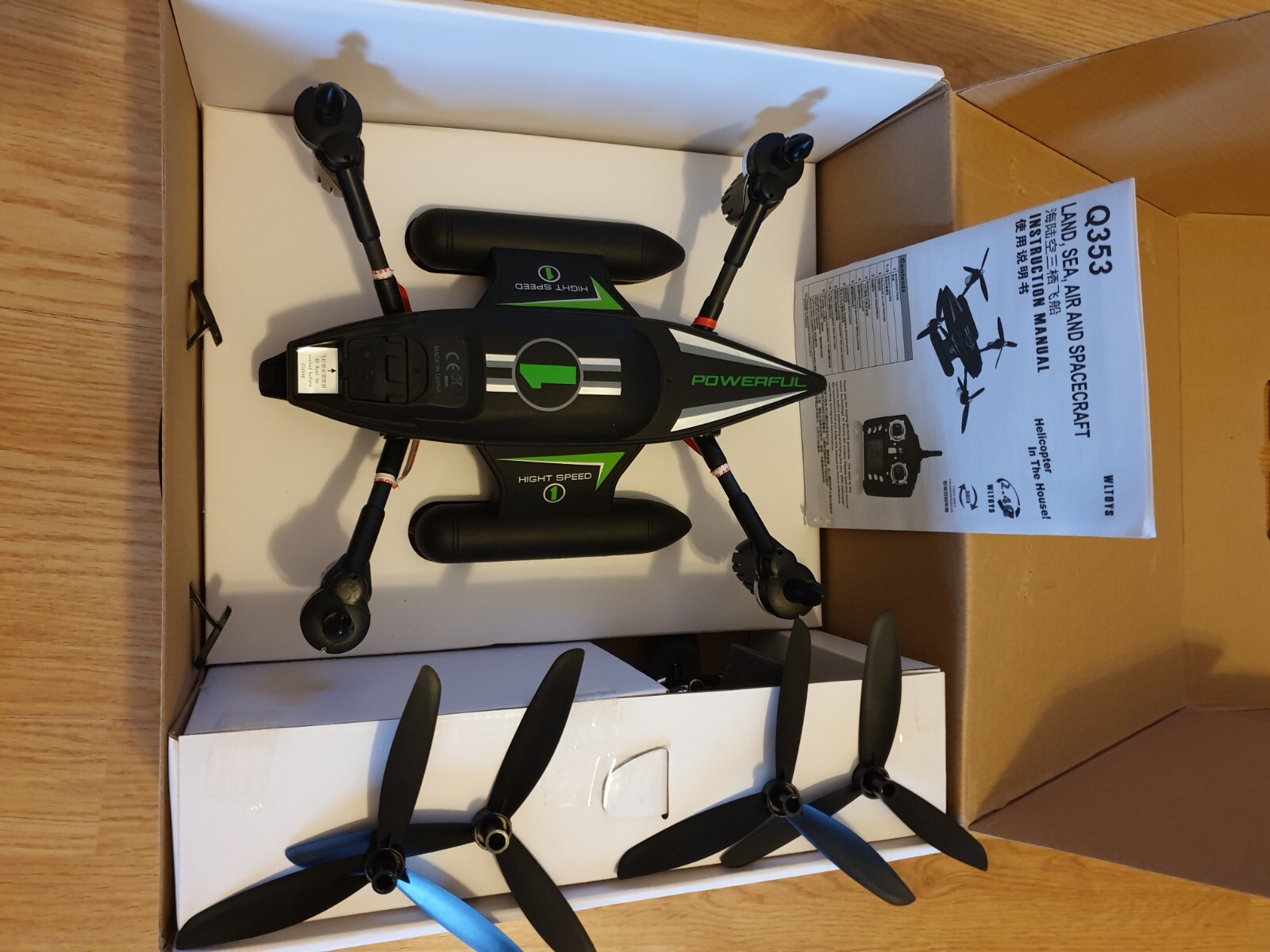 WL Tech  Air-Sea-Land Drone