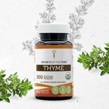 Secrets Of The Tribe Thyme Capsules, 400 mg