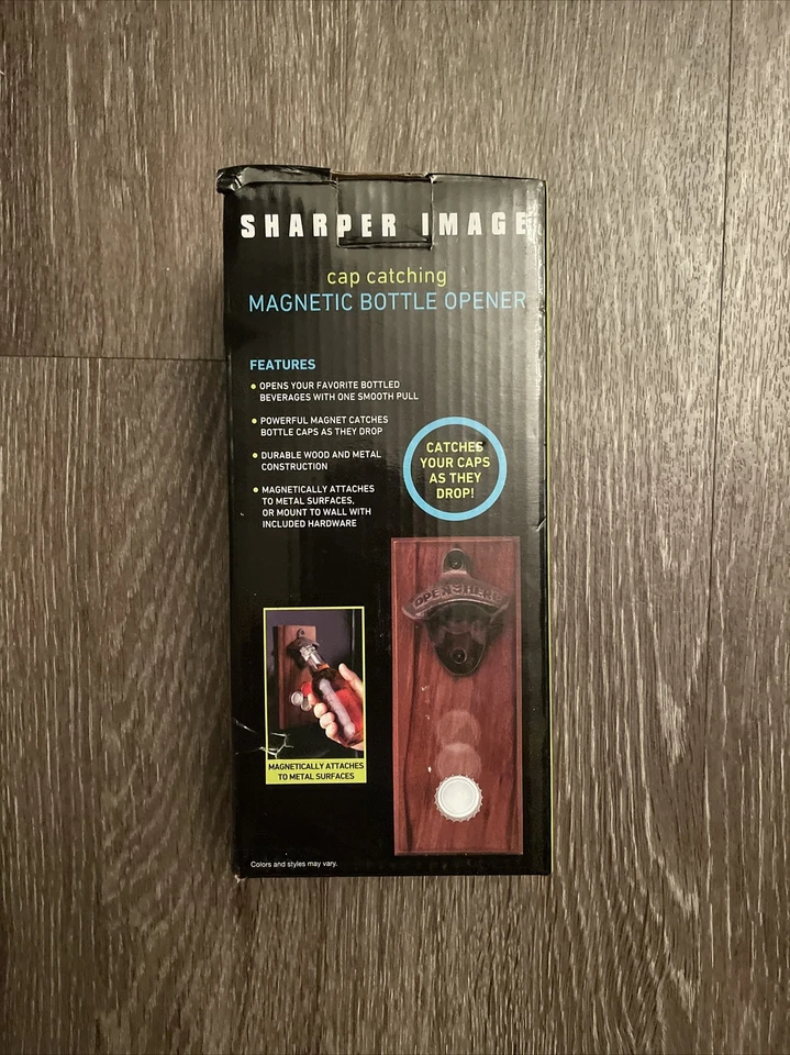 Sharper Image Cap Catching Magnetic Bottle Opener - Open Box - Fast Shipping - Image 3 of 3