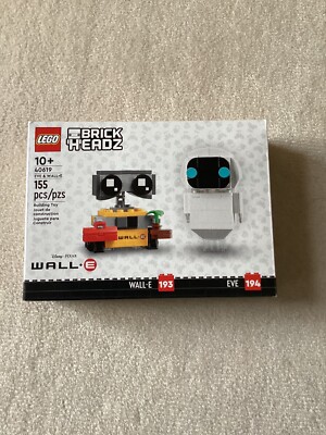 New Sealed LEGO 40619 Brickheadz EVE & WALL-E