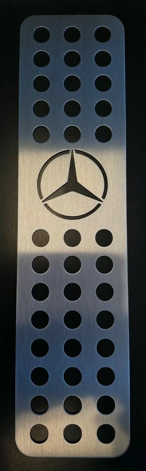 STAINLESS FOOTREST MERCEDES ACLASS AMG A45 FOOT PEDAL C CLASS C63 AMG CLA GLA ML - Image 2 of 3