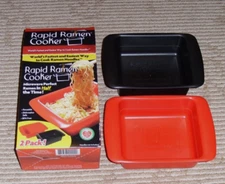As Seen on TV Rapid Ramen Cooker 2 Pack! BPA Free Dishwasher Safe! New Open Box