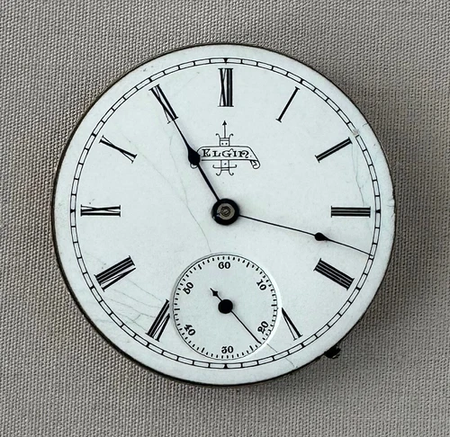 ELGIN Grade 101 ~ 11j Pocket Watch c. 1891 For Parts Repairs or Restoration;V613