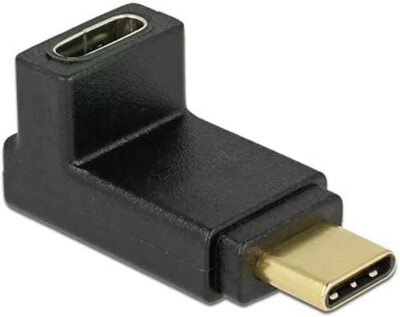 DELOCK Adapter SuperSpeed USB 10 Gbps Type-C Stecker Buchse gewinkelt Neu