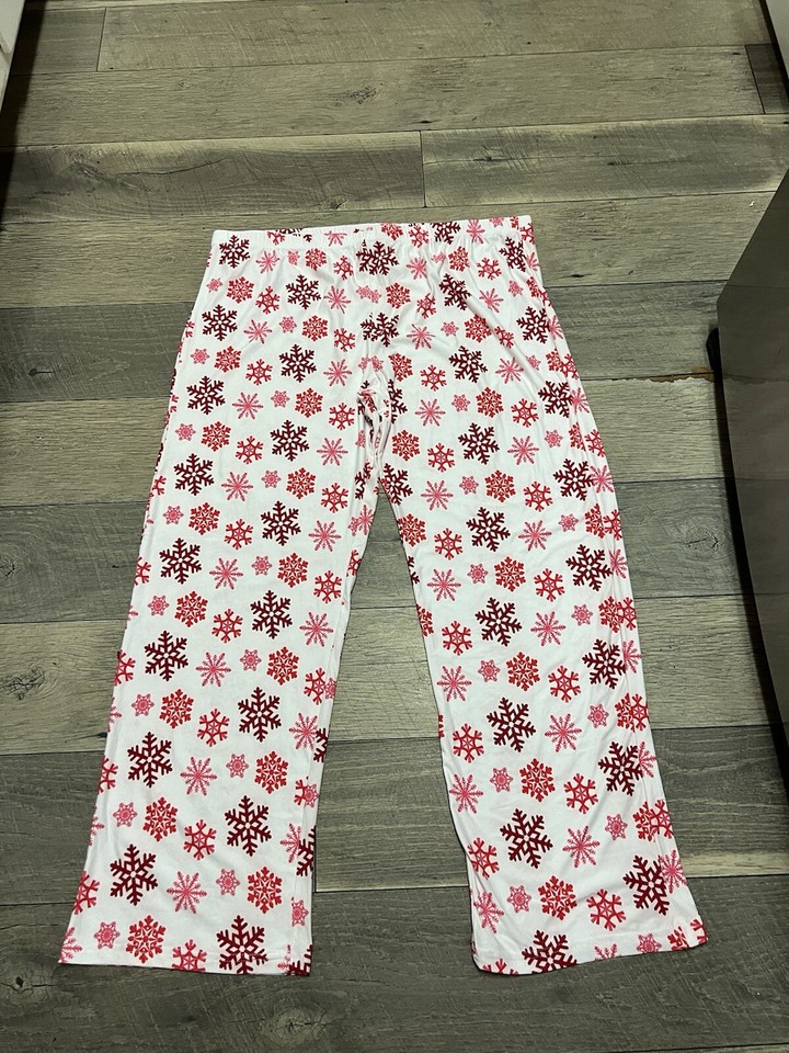 NWT Not a Morning Person snowflake santa hat PJ pajamas sleep set 3X eBay