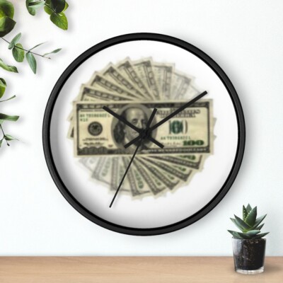 Make it Rain Wall clock