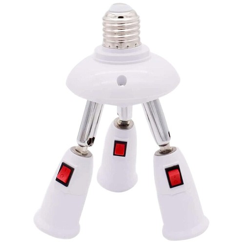 E26 E27 Light Bulb Socket Splitter Converter Adapter Stardand LED Lamp Bulb Base - Picture 29 of 32