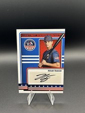 2023 USA Stars & Stripes NOLAN TRAEGER NTDP-NT National Team Auto BLUE Autograph
