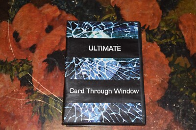 ULTIMATE CARD THROUGH WINDOW DVD ERIC JAMES MAGIC TRICK ILLUSION 