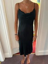 Dark green strappy Zara dress size large.  Gorgeous and worn once.  RRP £55