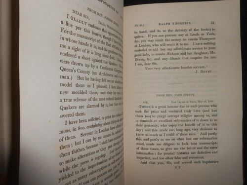 Letters of Emininet Men by Ralph Thoresby - 1832 - 2 Volume Set - Scotland Tour - Picture 9 of 9