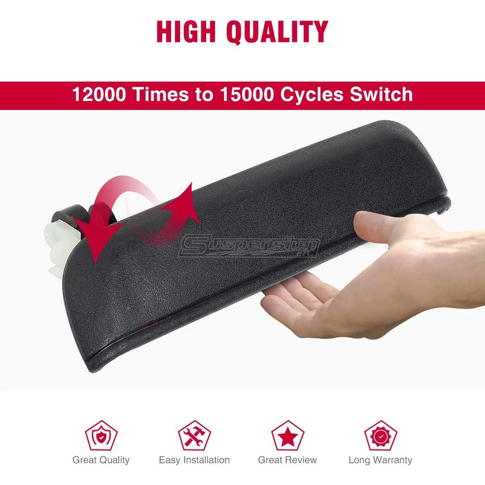 Maçaneta externa dianteira direita lateral 77786 para TOYOTA TERCEL 1995-1998 - Imagem 4 de 4