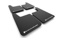 Rally Armor Mf20-bas-wh Universal Basic Plus Mud Flaps With White Logo