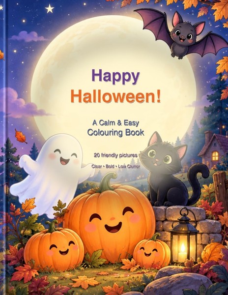 Halloween Malbuch FüR Kinder, Ausmalbuch, Gruselige Motive-image