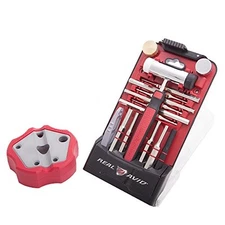 Real Avid Pin Punch Set & Hammer + Non-slip Magnetic Bench Block | 10 