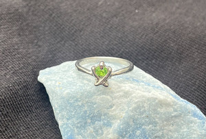 Green Dragon Blood Jasper The Stone of Courage and Vitality Sterling Silver Ring