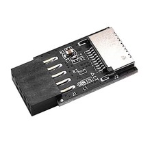 Motherboard USB2.0 9Pin to TYPE-C A-KEY Front Connector Converter USB3.2 TYPE-E