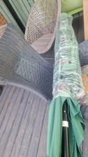 RECTANGULAR UMBRELLA GREEN 2m × 3m