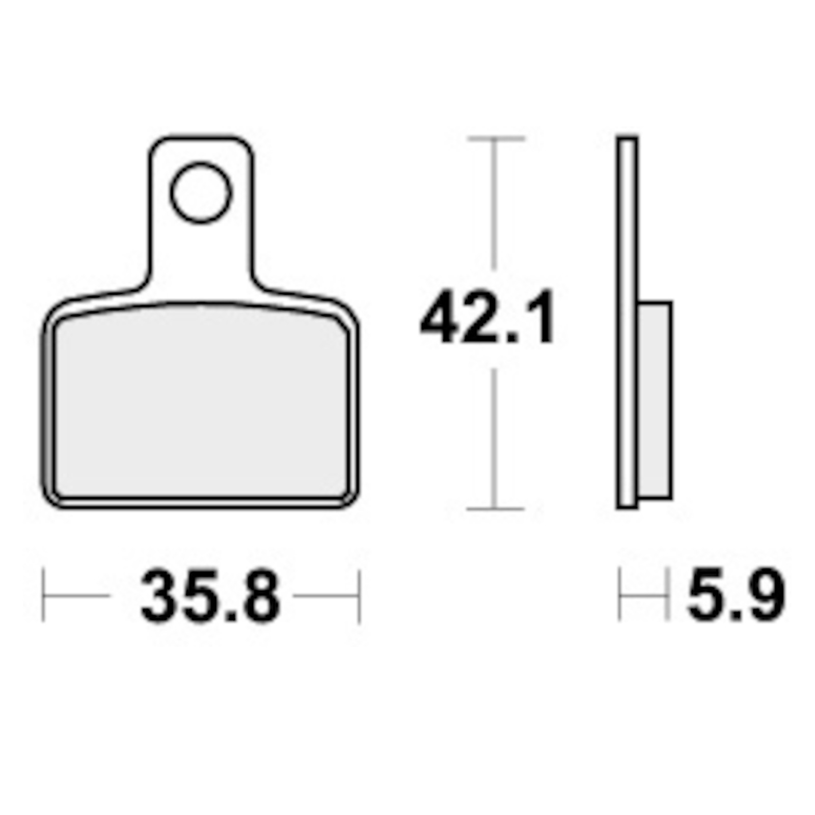 BAR Of Brake SBS p895-rsi for Moto Spare Parts Accessories - Image 2