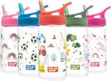 Polar Gear Kids Water Bottles with Straw - 400Ml Bpa-Free Kids Drinks 