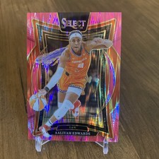 2025 Panini Select Concours Aaliyah Edwards #32 Pink Flash Prizm