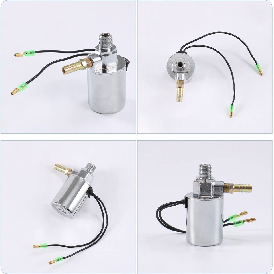 1/4" Car Metal Train Truck Air Horn Electric Solenoid Valve Dc 12v