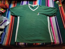 Vintage 90s Gotcha Sportswear Surf Beach Bum V-Neck Made In USA T-Shirt Size XL