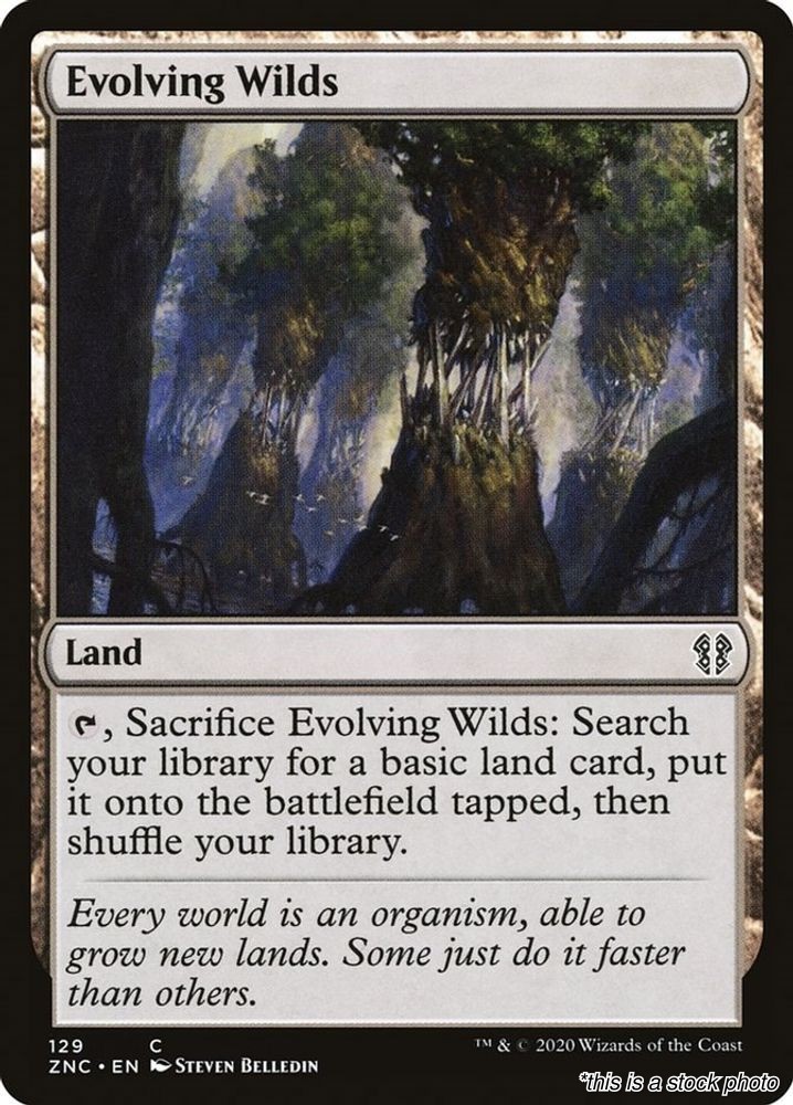 Evolving Wilds Commander: Zendikar Rising [ZNC - 129] NM