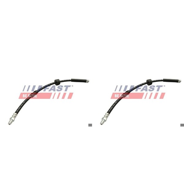 2X Fast BremsschlÄUche Vorne Beidseitig Passend FüR Fiat Ducato Links+Rechts-image